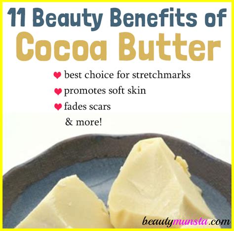 10 Delicious Beauty Benefits of Cocoa Butter - beautymunsta - free ...