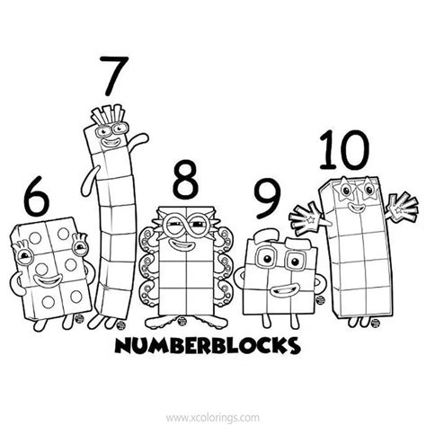 Numberblocks Coloring Pages 1 Plus 3 Is 4 | Images and Photos finder