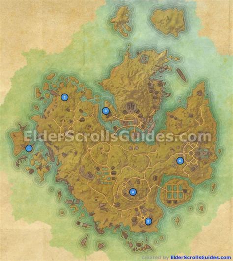 Khenarthi's Roost Skyshards Map | Elder Scrolls Online Guides