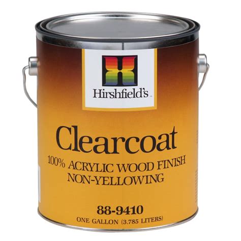 Clearcoat 100% Acrylic Wood Finish - Hirshfield's