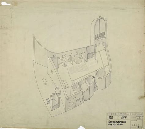 Le Corbusier Ronchamp planos - Tecnne | arquitectura y contextos