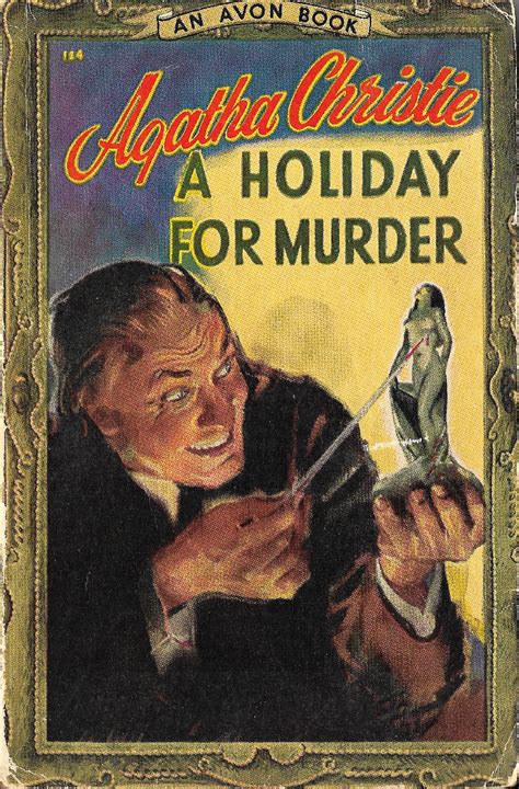 A Holiday for Murder by Agatha Christie – Retro Book Covers