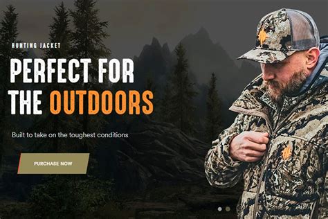 Leo Huntor - Hunting & Outdoor Gear | Bootstrap Themes ~ Creative Market