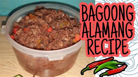 BAGOONG ALAMANG RECIPE | HOW TO COOK | SARAP NETO ! | YUMMY |BAGOONG RECIPE | mljromesaint - YouTube