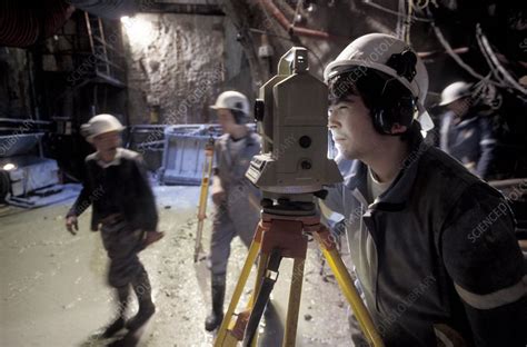 Metro train tunnel construction - Stock Image - C003/6895 - Science Photo Library