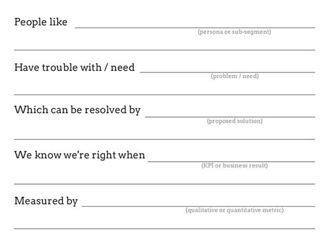 Hypothesis Template - WONDERFUL TEMPLATES