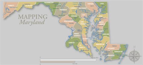 Maryland Counties Map