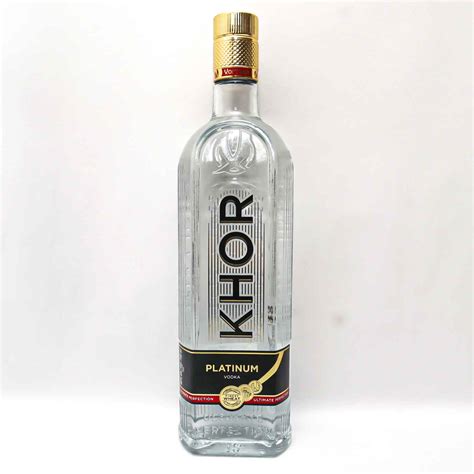 Khor Platinum Vodka 750ml – Tom’s Wine Goa