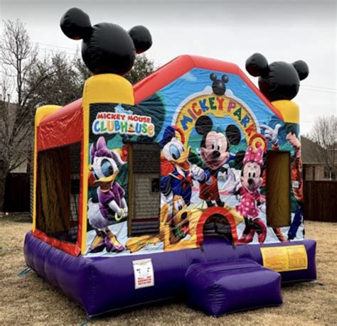 Mickey Mouse Bounce House| Bounce Universe Party Rentals, LLC | slide ...