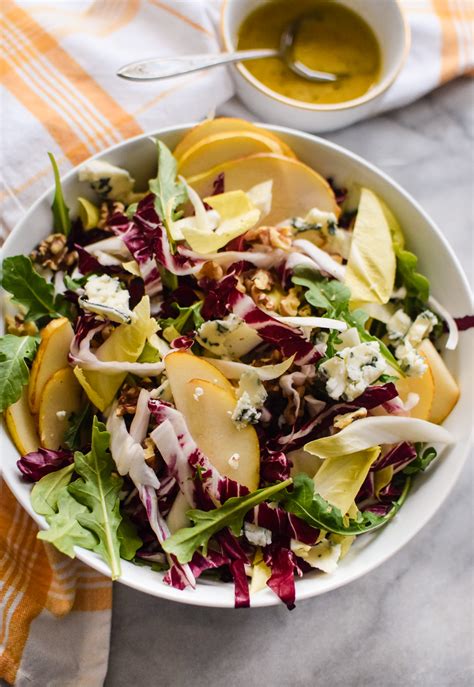 Chicory Salad with Blue Cheese and Pears | Carolyn's Cooking