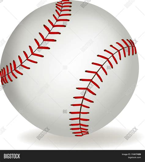 Baseball Ball On Vector & Photo (Free Trial) | Bigstock