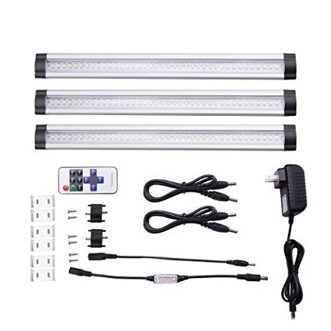 LE® Dimmable Under Cabinet Lighting, 3 Panel Deluxe Kit, Total of 12W ...