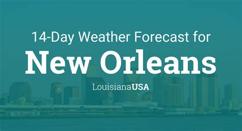 New Orleans, Louisiana, USA 14 day weather forecast