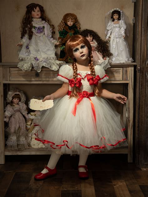 Girls Haunted Annabelle Doll Inspired Tutu Dress Costume in 2022 | Tutu ...