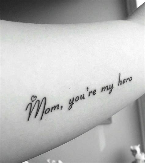 I got a tattoo for my dad, I felt that my mom deserves equal ...