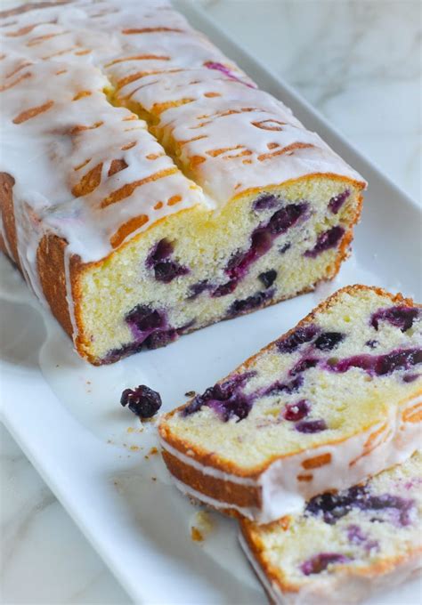 Lemon Blueberry Pound Cake - Once Upon a Chef