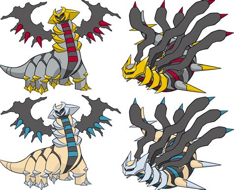 Giratina normal et shiny AO by Legan666 on DeviantArt