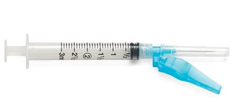 Syringe with Hypodermic Needle 3 mL 23 Gauge 1 Inch – BlueSky Supplies