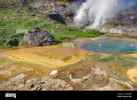 Hot Springs, Steaming Rocks, Geothermal Landscape, Hengill, Hot ...