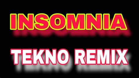 INSOMNIA X CRAIG DAVID [ TEKNO REMIX 2K23 ] [ KMC DJSS ] - YouTube