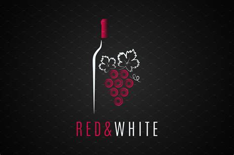 Wine bottle logo design. | Pre-Designed Illustrator Graphics ~ Creative Market