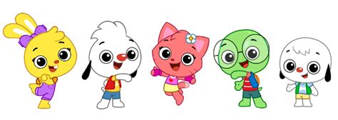 Stylized Playkids with Lupi by abedinhos on DeviantArt