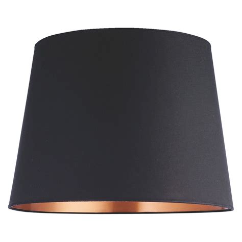 GRANDE Black/copper large tapered lampshade D51 x H36cm | Extra large ...