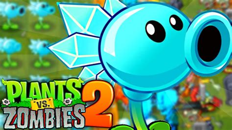 Plants vs Zombies 2: ICE PEASHOOTER Premium Plant Powerup!! (PINATA PARTY - YouTube