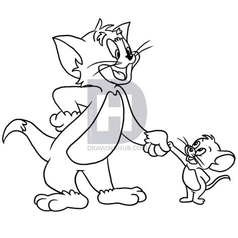 Tom And Jerry Sketch at PaintingValley.com | Explore collection of Tom ...