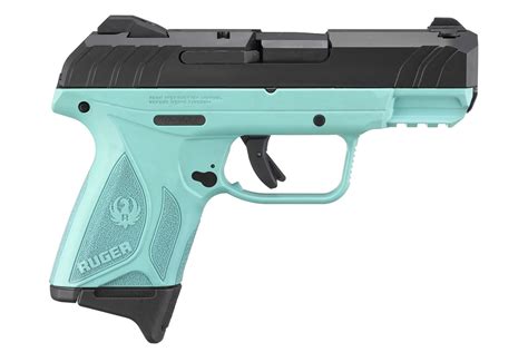 Ruger Security-9 Compact 9mm Pistol with Turquoise Frame | Sportsman's Outdoor Superstore