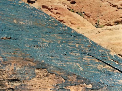 Small petroglyphs: Valley of Fire State Park, Nevada