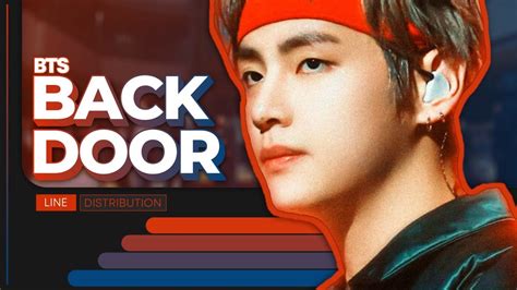 How Would BTS Sing "Back Door" (Stray Kids) | Line Distribution (Color ...