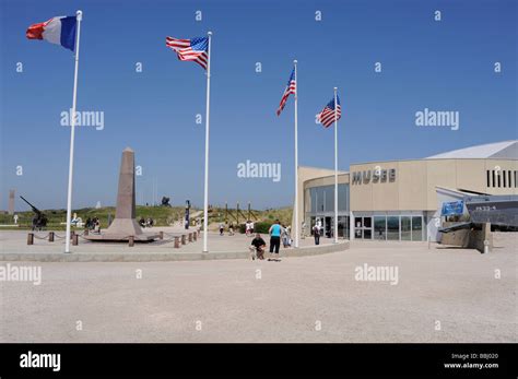 D-Day Landing museum at Utah beach Sainte Marie du Mont Manche Normandy Normandie France WWII ...