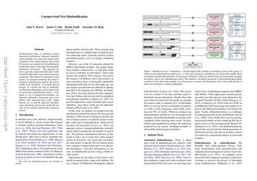 Unsupervised Text Deidentification | Papers With Code