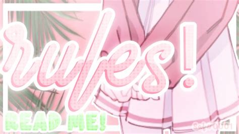 🌸ഒ︰F2U Rules banner // For you! GFX Resources and Help! | Welcome ...