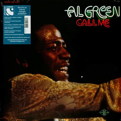 Al Green - Call Me - Vinyl LP - 2012 - EU - Original | HHV