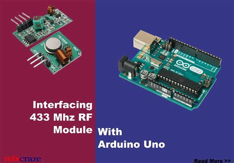 How 433MHz RF Module Works & Interfacing With Arduino – Robocraze