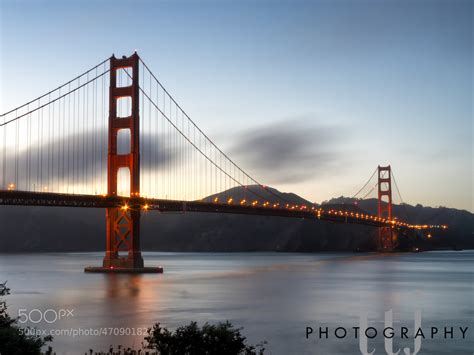 Photograph Golden Gate Bridge at Sunset by Timothy Joshua on 500px