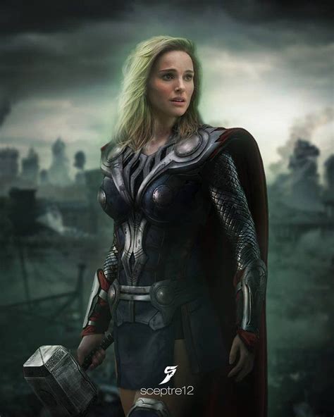 Natalie Portman as Lady Thor (Digital artwork by Sceptre12)