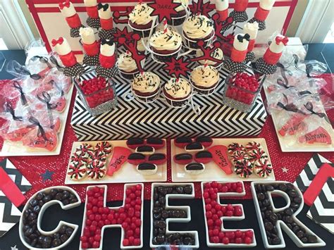 Cheerleading Cheer Party Party Ideas | Photo 11 of 12 | Cheer party, Cheer party decorations ...