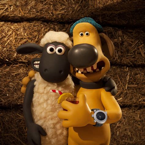 Shaun and Bitzer! | Shaun the sheep, Wallace and gromit characters, Sheep cartoon