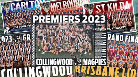 Download your 2023 Premiers, finalist team posters | The Courier Mail