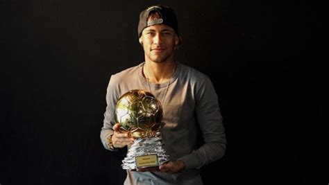 Neymar holding the Ballon d’Or | Neymar Jr - Brazil and PSG - 2021