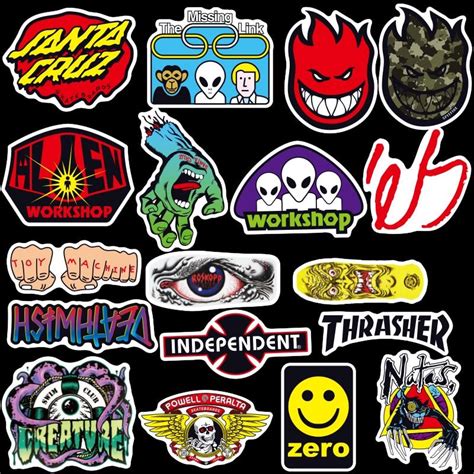 Skateboard Fashion Stickers – arothy