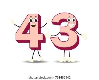 Number Forty Two Cartoon Vector Image: เวกเตอร์สต็อก (ปลอดค่าลิขสิทธิ์) 781483339 | Shutterstock