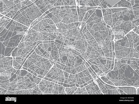 Urban vector city map of Paris, France Stock Vector Image & Art - Alamy