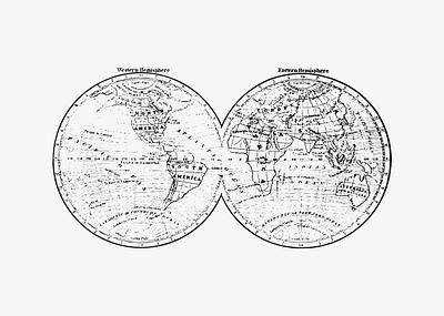 The globe vintage drawing | Free stock illustration - 572547