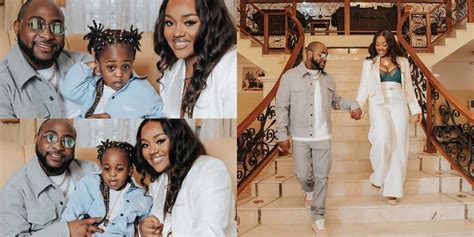 Davido shares rare family photo with Chioma and son, Ifeanyi - Kemi Filani