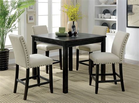 Kristie Antique Black Counter Height Dining Table Set from Furniture of ...