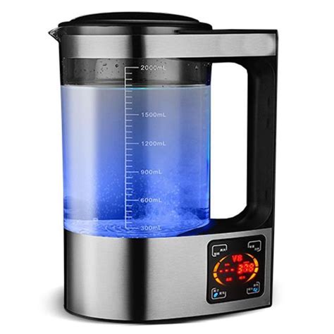 Hydrogen Generator Water Pitcher & Bottle | Alkaline Water Ionizer Machine Large Size 70 oz ...